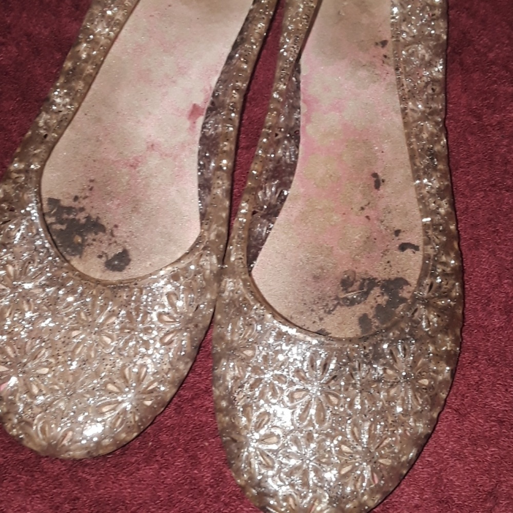 Clear dress shoes